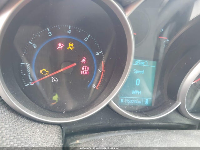 45006289 :رقم المزاد ، 1G1PC5SB9E7291977 vin ، 2014 Chevrolet Cruze 1lt Auto مزاد بيع