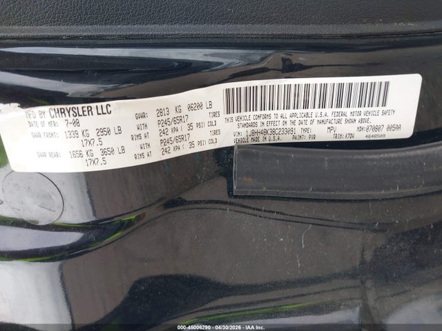 Продаж на аукціоні авто 2008 Jeep Commander Sport, vin: 1J8HH48K38C233091, номер лоту: 45006290