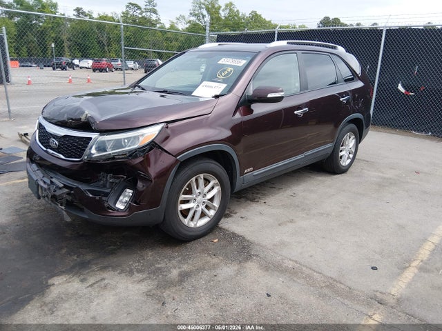 45006377 :رقم المزاد ، 5XYKTCA63EG538603 vin ، 2014 Kia Sorento Lx مزاد بيع