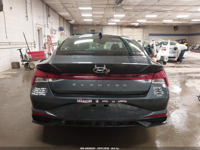 2021 Hyundai Elantra Sel მანქანა იყიდება აუქციონზე, vin: 5NPLM4AG1MH009495, აუქციონის ნომერი: 45006383