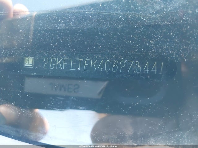 Auction sale of the 2012 Gmc Terrain Sle-2, vin: 2GKFLTEK4C6273441, lot number: 45006536