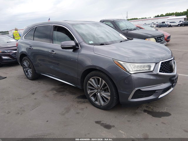 45006589 :رقم المزاد ، 5FRYD4H58HB005683 vin ، 2017 Acura Mdx Technology Package مزاد بيع