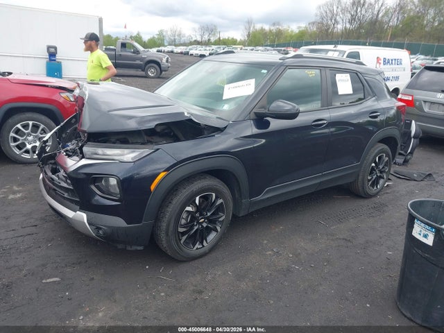 Aukcja sprzedaży 2021 Chevrolet Trailblazer Fwd Lt, vin: KL79MPS26MB129077, numer aukcji: 45006648