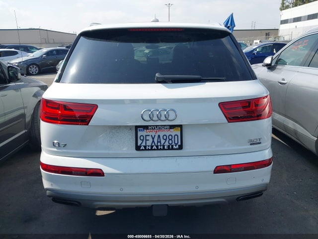 2018 Audi Q7 3.0t Premium მანქანა იყიდება აუქციონზე, vin: WA1LAAF76JD021668, აუქციონის ნომერი: 45006685