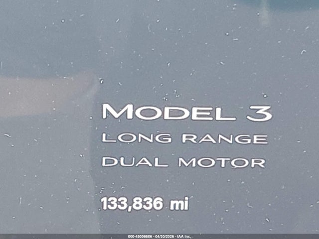 45006686 :رقم المزاد ، 5YJ3E1EB0NF229737 vin ، 2022 Tesla Model 3 Long Range Dual Motor All-wheel Drive مزاد بيع