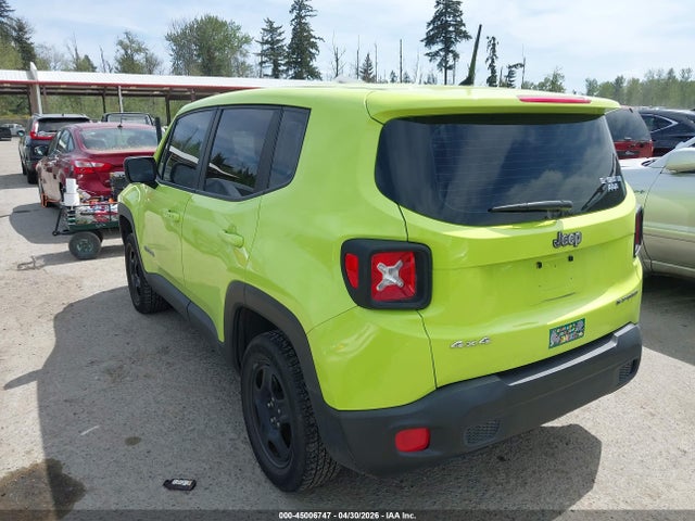 Aukcja sprzedaży 2017 Jeep Renegade Sport 4x4, vin: ZACCJBAB3HPG05822, numer aukcji: 45006747