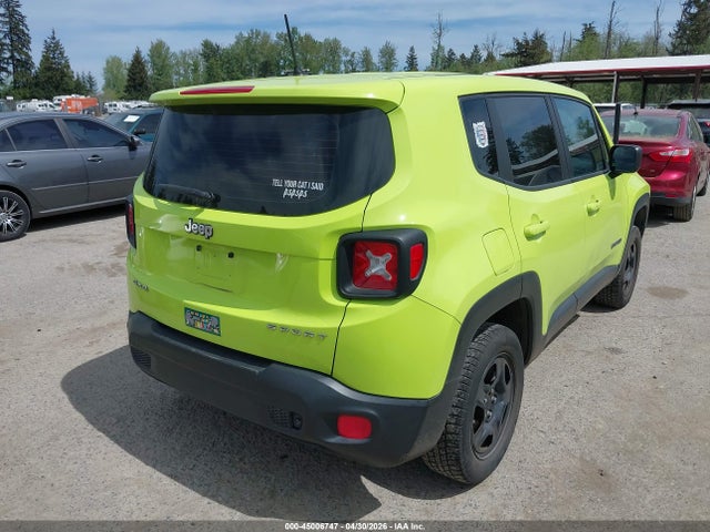Aukcja sprzedaży 2017 Jeep Renegade Sport 4x4, vin: ZACCJBAB3HPG05822, numer aukcji: 45006747