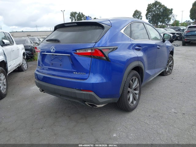 Продажа на аукционе авто 2015 Lexus Nx 200t F Sport, vin: JTJYARBZ5F2015877, номер лота: 45006752
