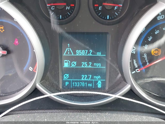 45006798 :رقم المزاد ، 1G1PC5SH1C7277072 vin ، 2012 Chevrolet Cruze Ls مزاد بيع