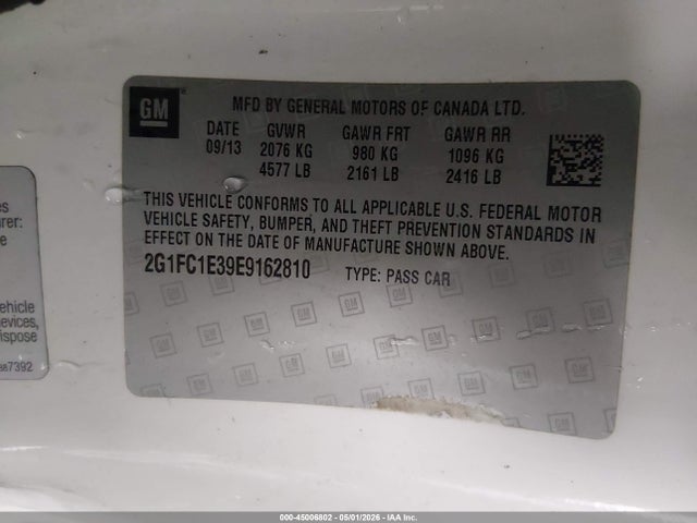 Продаж на аукціоні авто 2014 Chevrolet Camaro 2lt, vin: 2G1FC1E39E9162810, номер лоту: 45006802