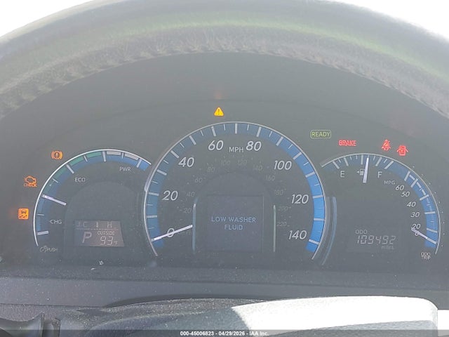 45006823 :رقم المزاد ، 4T1BD1FK0DU083175 vin ، 2013 Toyota Camry Hybrid Xle مزاد بيع