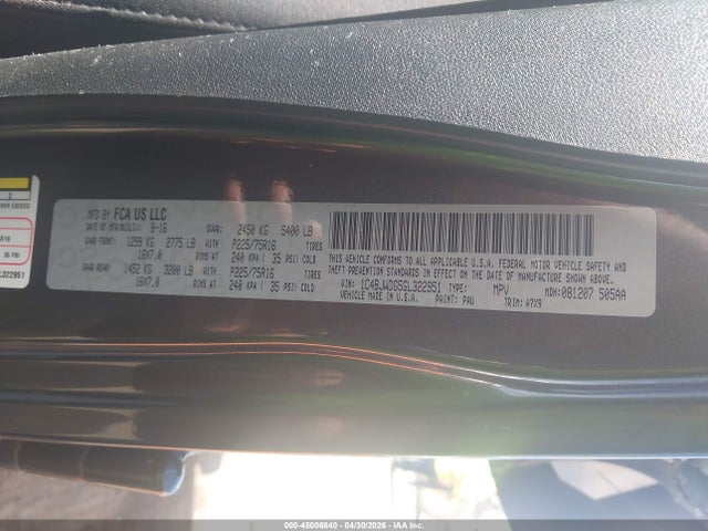Продаж на аукціоні авто 2016 Jeep Wrangler Unlimited Sport, vin: 1C4BJWDG5GL322951, номер лоту: 45006840