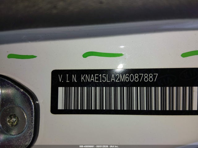 45006861 :رقم المزاد ، KNAE15LA2M6087887 vin ، 2021 Kia Stinger Gt-line مزاد بيع