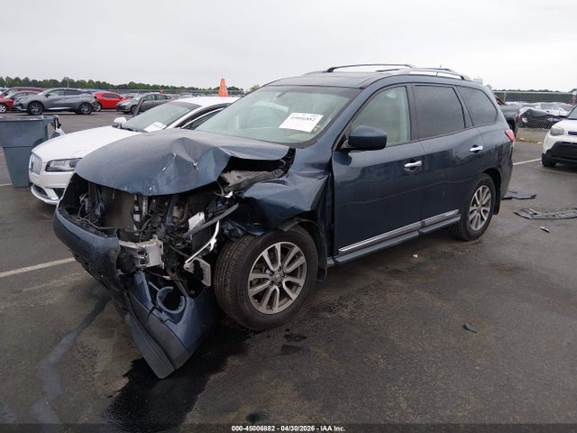 2014 Nissan Pathfinder Sl მანქანა იყიდება აუქციონზე, vin: 5N1AR2MN5EC617942, აუქციონის ნომერი: 45006882