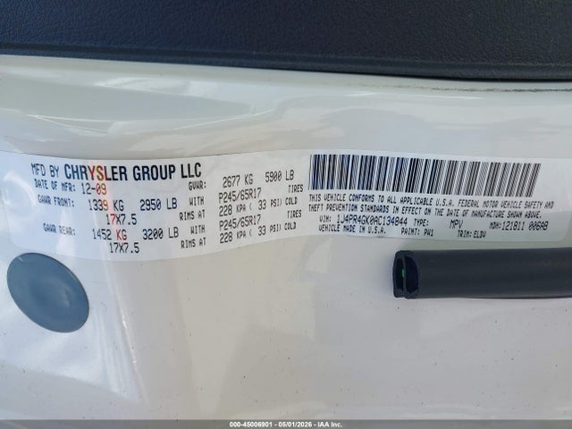 Продаж на аукціоні авто 2010 Jeep Grand Cherokee Laredo, vin: 1J4PR4GK0AC134844, номер лоту: 45006901