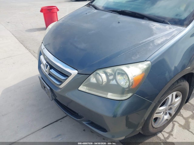 2005 Honda Odyssey Ex-l მანქანა იყიდება აუქციონზე, vin: 5FNRL38665B412750, აუქციონის ნომერი: 45007039
