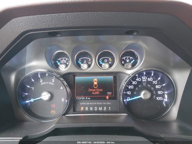 45007192 :رقم المزاد ، 1FT7W2BT7EEB51010 vin ، 2014 Ford F-250 Lariat مزاد بيع