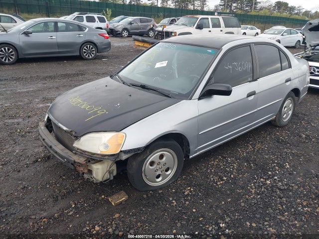 45007210 :رقم المزاد ، 2HGES16581H595378 vin ، 2001 Honda Civic Lx مزاد بيع