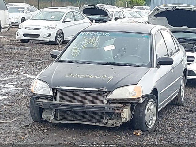 45007210 :رقم المزاد ، 2HGES16581H595378 vin ، 2001 Honda Civic Lx مزاد بيع