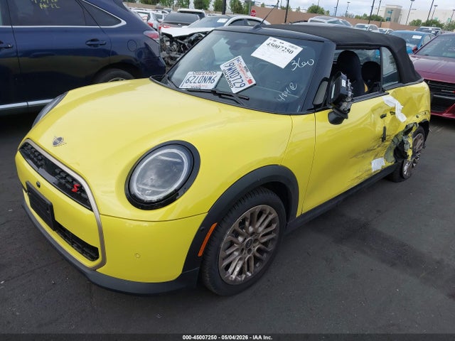 2026 Mini Convertible Cooper S მანქანა იყიდება აუქციონზე, vin: WMW23GX01T2X66842, აუქციონის ნომერი: 45007250