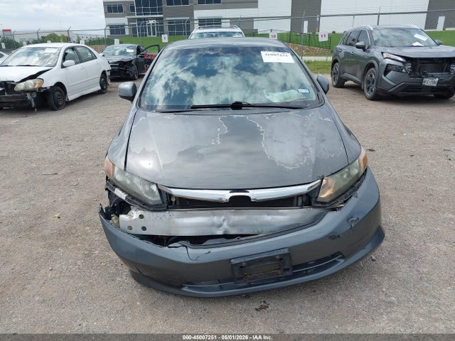 45007251 :رقم المزاد ، 2HGFB2F50CH598093 vin ، 2012 Honda Civic Lx مزاد بيع