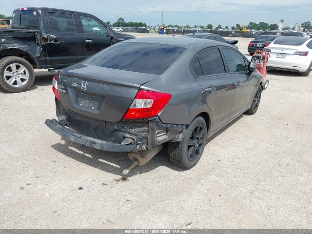 45007251 :رقم المزاد ، 2HGFB2F50CH598093 vin ، 2012 Honda Civic Lx مزاد بيع