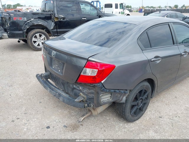 45007251 :رقم المزاد ، 2HGFB2F50CH598093 vin ، 2012 Honda Civic Lx مزاد بيع