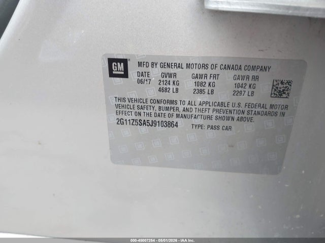 Chevrolet IMPALA LS 2018 2G11Z5SA5J9103864 Image 9