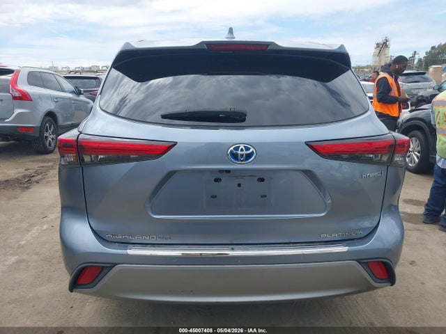Aukcja sprzedaży 2021 Toyota Highlander Hybrid Platinum, vin: 5TDEBRCH7MS014857, numer aukcji: 45007408