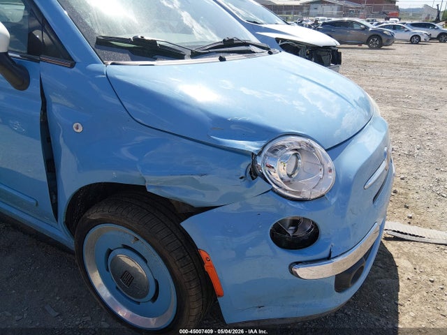 Продажа на аукционе авто 2015 Fiat 500 1957 Edition, vin: 3C3CFFCR1FT550574, номер лота: 45007409