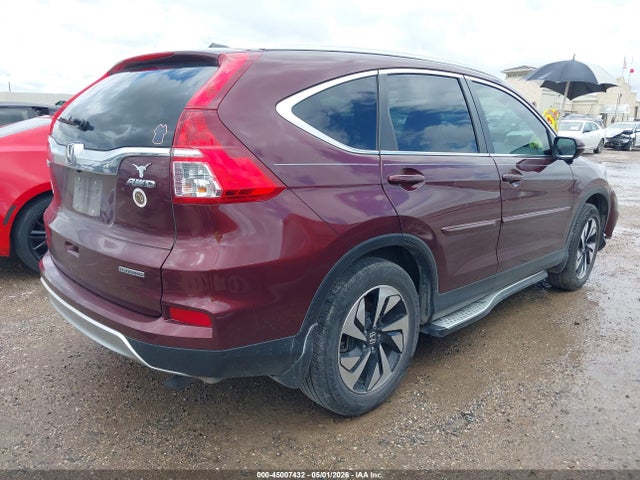 2016 Honda Cr-v Touring მანქანა იყიდება აუქციონზე, vin: 5J6RM4H97GL070345, აუქციონის ნომერი: 45007432