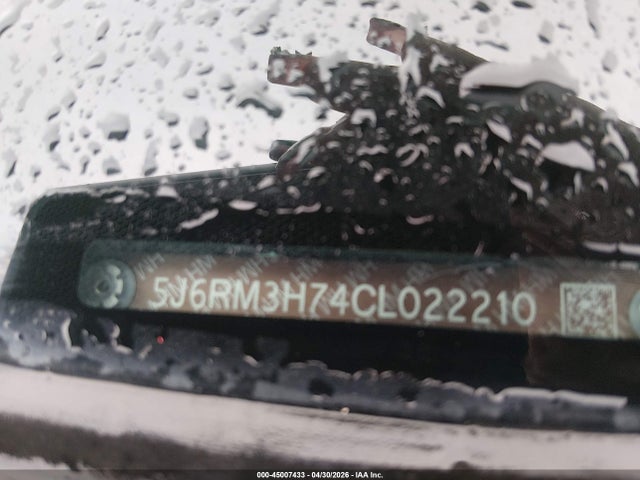 45007433 :رقم المزاد ، 5J6RM3H74CL022210 vin ، 2012 Honda Cr-v Ex-l مزاد بيع