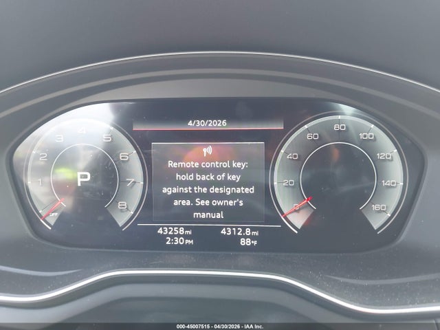 2024 Audi A4 Premium Plus 45 Tfsi S Line Quattro S Tronic მანქანა იყიდება აუქციონზე, vin: WAUEAAF49RN005682, აუქციონის ნომერი: 45007515