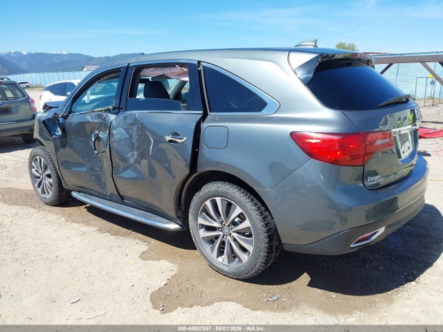 Aukcja sprzedaży 2016 Acura Mdx Technology   Acurawatch Plus Packages/technology Package, vin: 5FRYD4H40GB013704, numer aukcji: 45007557