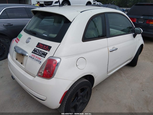 Продажа на аукционе авто 2013 Fiat 500 Pop, vin: 3C3CFFAR6DT544916, номер лота: 45007637