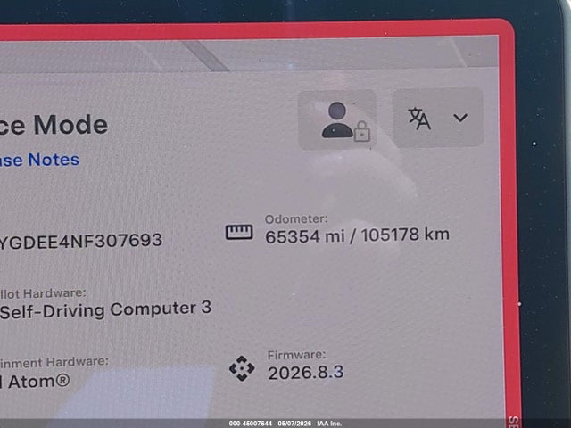 Продаж на аукціоні авто 2022 Tesla Model Y Long Range Dual Motor All-wheel Drive, vin: 7SAYGDEE4NF307693, номер лоту: 45007644