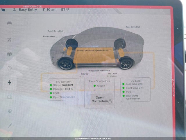 Продаж на аукціоні авто 2022 Tesla Model Y Long Range Dual Motor All-wheel Drive, vin: 7SAYGDEE4NF307693, номер лоту: 45007644