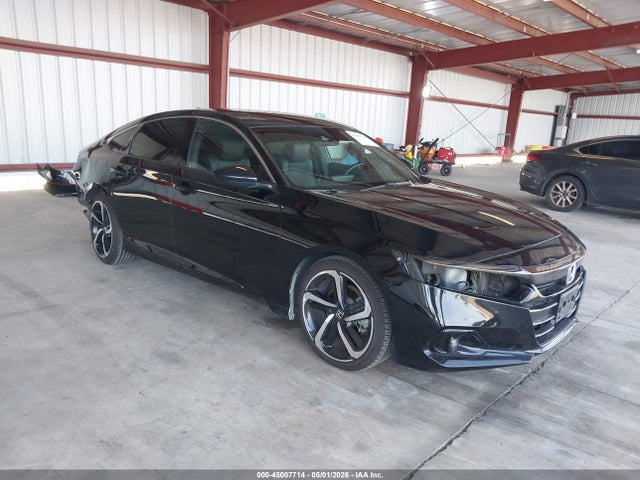 2022 Honda Accord Sport მანქანა იყიდება აუქციონზე, vin: 1HGCV1F34NA065796, აუქციონის ნომერი: 45007714