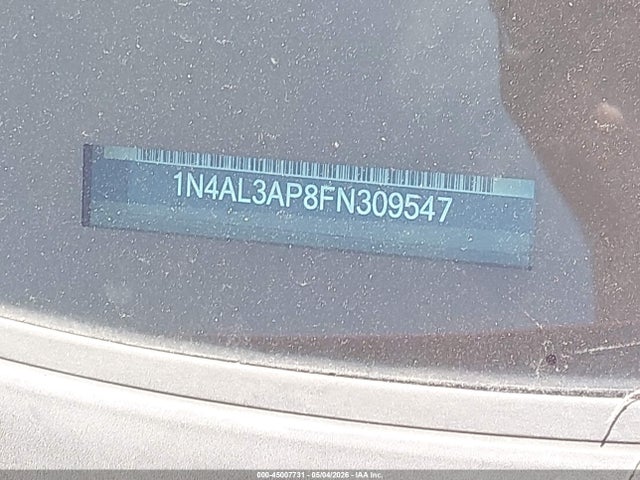 1N4AL3AP8FN309547 Nissan Altima 2.5 S