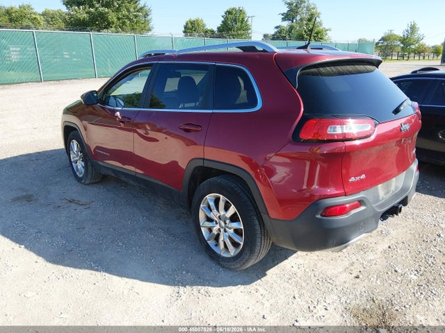 Продажа на аукционе авто 2016 Jeep Cherokee Limited, vin: 1C4PJMDS3GW318314, номер лота: 45007826