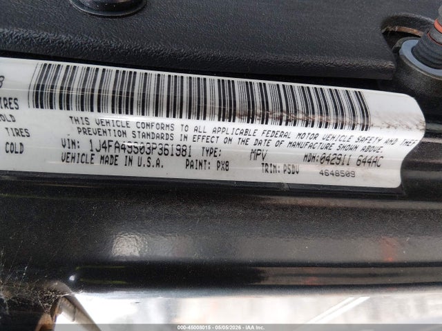 Aukcja sprzedaży 2003 Jeep Wrangler Sport, vin: 1J4FA49S03P361981, numer aukcji: 45008015