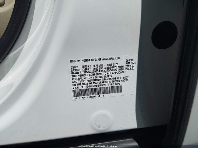 Продажа на аукционе авто 2017 Acura Mdx Technology Package, vin: 5FRYD4H52HB010569, номер лота: 45008025
