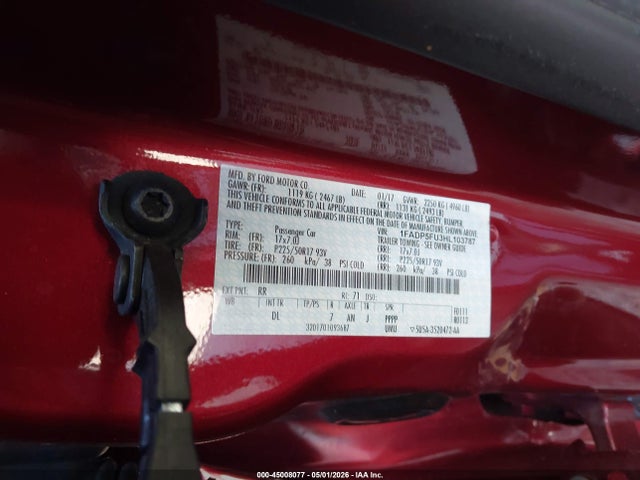 Aukcja sprzedaży 2017 Ford C-max Energi Titanium, vin: 1FADP5FU3HL103787, numer aukcji: 45008077