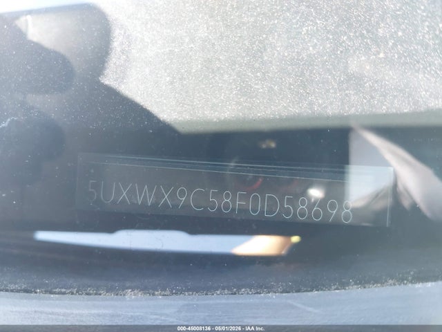 Продажа на аукционе авто 2015 Bmw X3 Xdrive28i, vin: 5UXWX9C58F0D58698, номер лота: 45008136