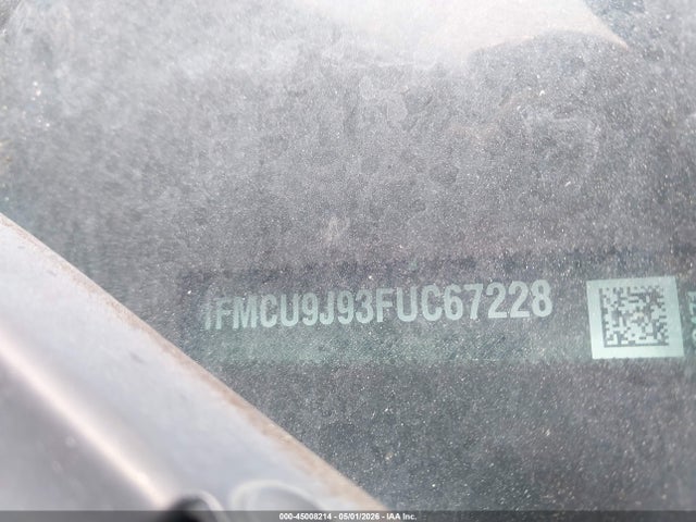 Продаж на аукціоні авто 2015 Ford Escape Titanium, vin: 1FMCU9J93FUC67228, номер лоту: 45008214