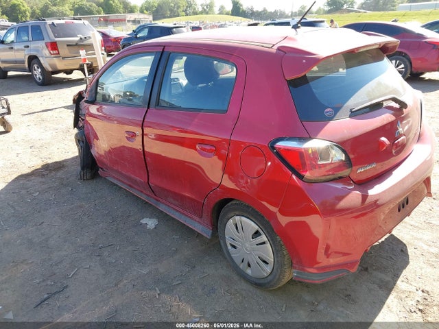 2021 Mitsubishi Mirage Carbonite Edition/es/le მანქანა იყიდება აუქციონზე, vin: ML32AUHJ4MH002614, აუქციონის ნომერი: 45008260