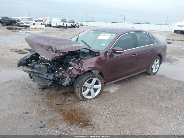 45008341 :رقم المزاد ، 1VWBH7A34DC151332 vin ، 2013 Volkswagen Passat 2.5l Se مزاد بيع