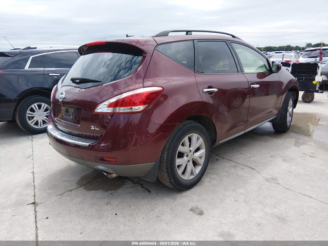 45008404 :رقم المزاد ، JN8AZ1MU1CW115841 vin ، 2012 Nissan Murano Sl مزاد بيع