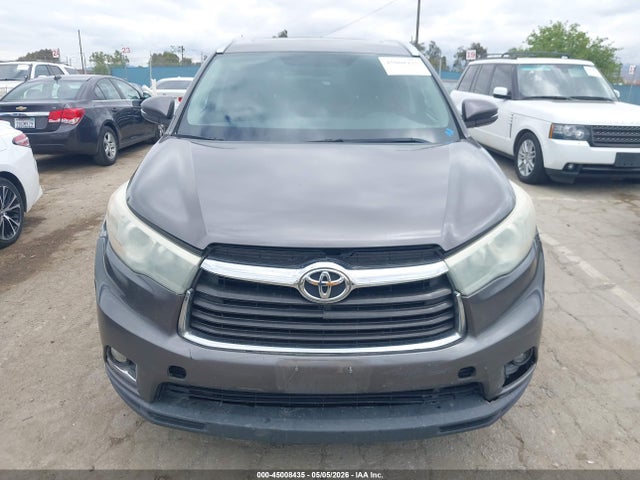 45008435 :رقم المزاد ، 5TDYKRFH6FS078335 vin ، 2015 Toyota Highlander Limited V6 مزاد بيع