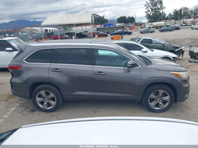 45008435 :رقم المزاد ، 5TDYKRFH6FS078335 vin ، 2015 Toyota Highlander Limited V6 مزاد بيع